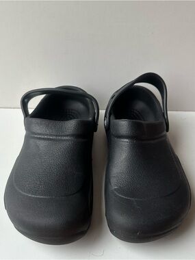 Black Crocs Bistro Clogs Unisex Size M5 W7 - Professional Work Shoes